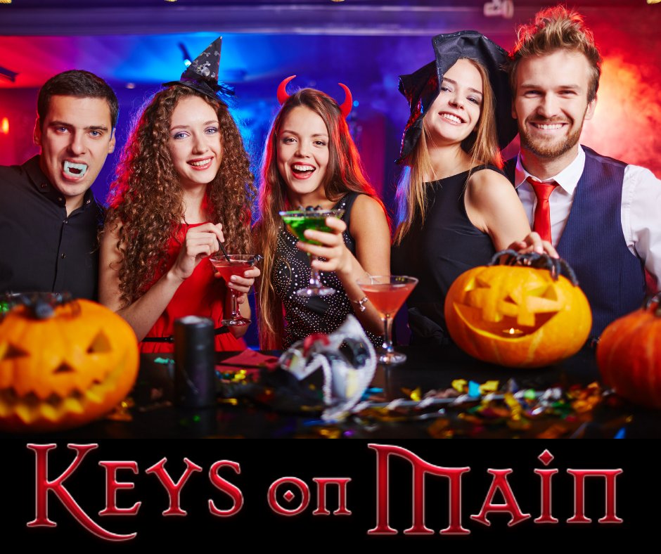 KEYSONMAIN's tweet image. Come visit Keys on Main on October 27th for our costume contest! The person who has the best costume will win $200 to spend here at Keys on Main. We can&apos;t wait to see all of your costumes.
