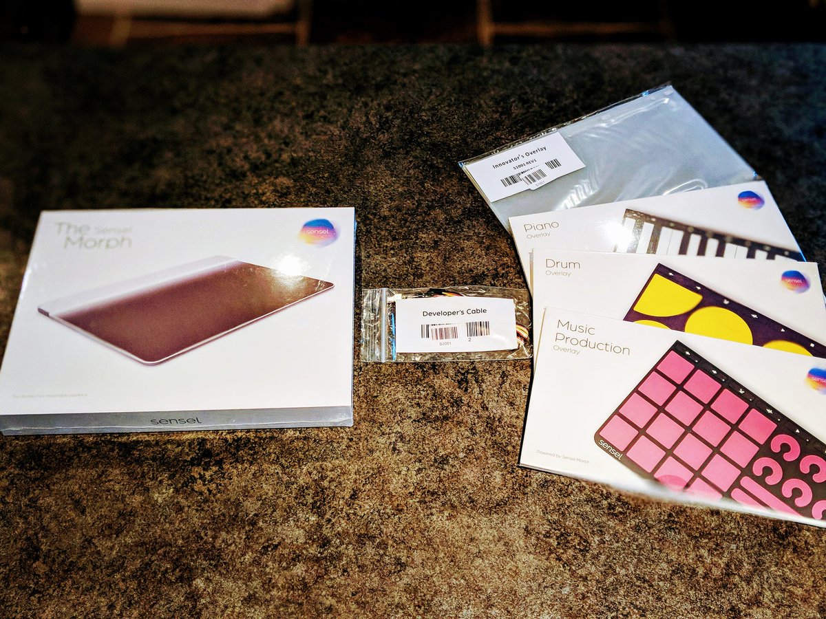 Massive thank you to the guys over at <a href="/senselinc/">Sensel</a> and Jim for sorting me out with Thier innovative morph system can't wait to get my hands on this.
#musicproduction #morph #sensel #senselmorph