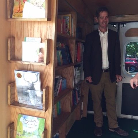 GLgroupSTL's tweet photo. How amazing is this library on wheels?! @BringMeABookStL stopped by our warehouse today to pick up some donated books as well as give us a tour of the library on wheels! https://t.co/e8k9JyyR4P