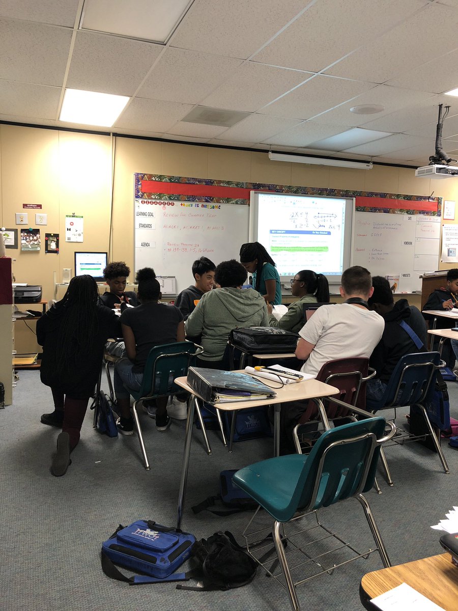 Butlersmath's tweet photo. Collaborating on inequalities @spmeagles #algebrarocks https://t.co/dUXO1ogGkk