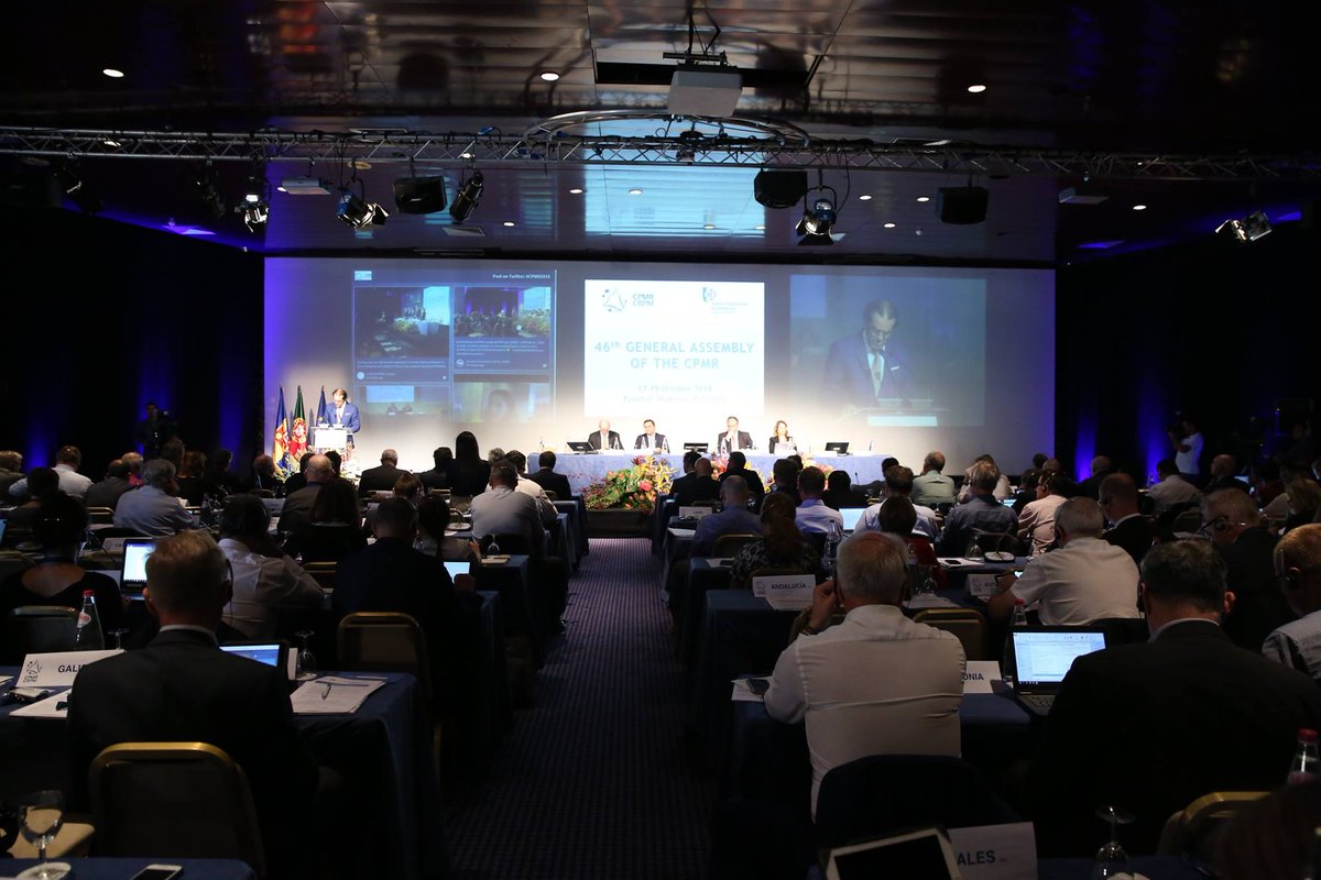CPMR_Europe's tweet photo. Thank you to all the staff at @GovernoMadeira for being such warm and welcoming hosts of our General Assembly in the wonderful city of Funchal, #Madeira. What a great few days it has been! #CPMR2018 https://t.co/XkXl7jjEgR