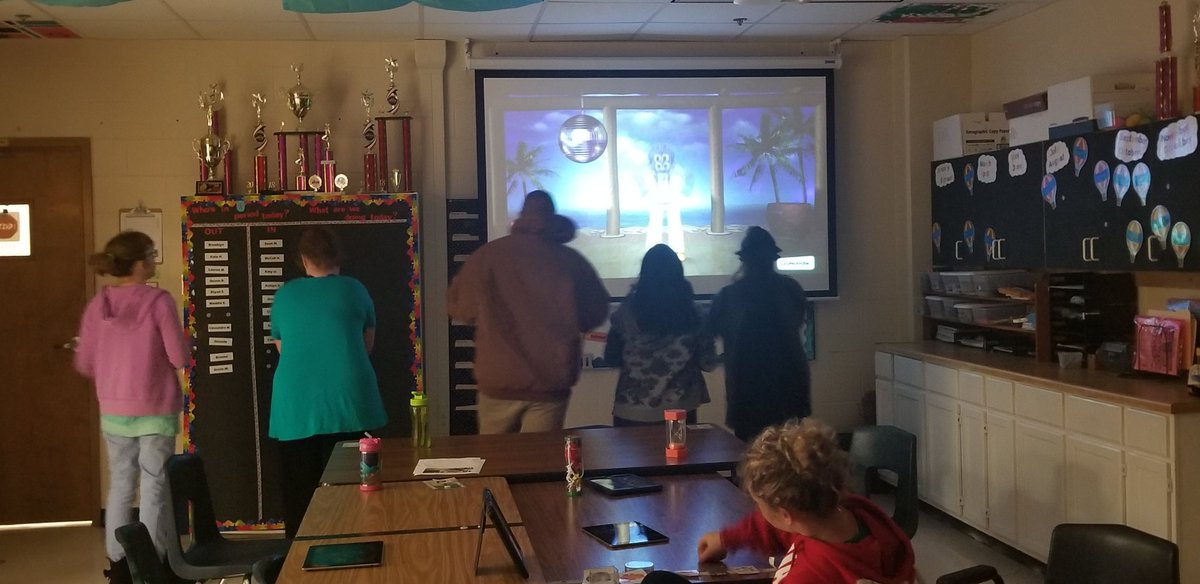SVHS's Mrs. Ansboury is a pro at integrating technology into her lessons to maximize student engagement while practicing vocabulary on Kahoot, and transitioning between activities with a movement break with GoNoodle. #makingadifference <a href="/becky_gieringer/">Becky Gieringer</a> <a href="/CISDSpecialEdu1/">C. Michele Martella</a>