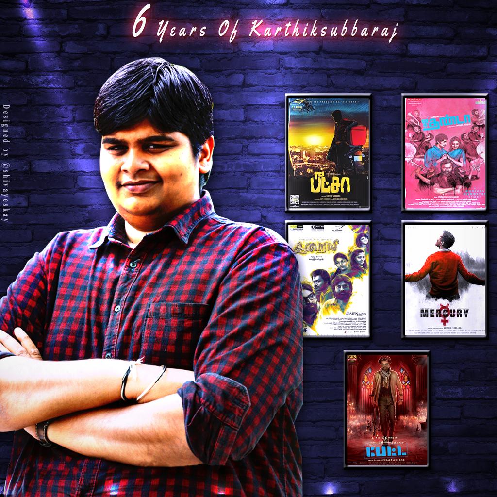 SHIVAYESKAY's tweet photo. Here my spl #desing to our #Petta director. @karthiksubbaraj wishes from #Thalaivar fans #6YearsofKarthikSubbaraj #6YearsOfPizza #PettaShootingWrapped #PettaShootWrapped #PettaWrap @ManobalaV @cinemapayyan @rameshlaus @thinkmusicindia @RajiniFollowers @thalaivar1994 @RIAZtheboss https://t.co/LrOH3fVamK