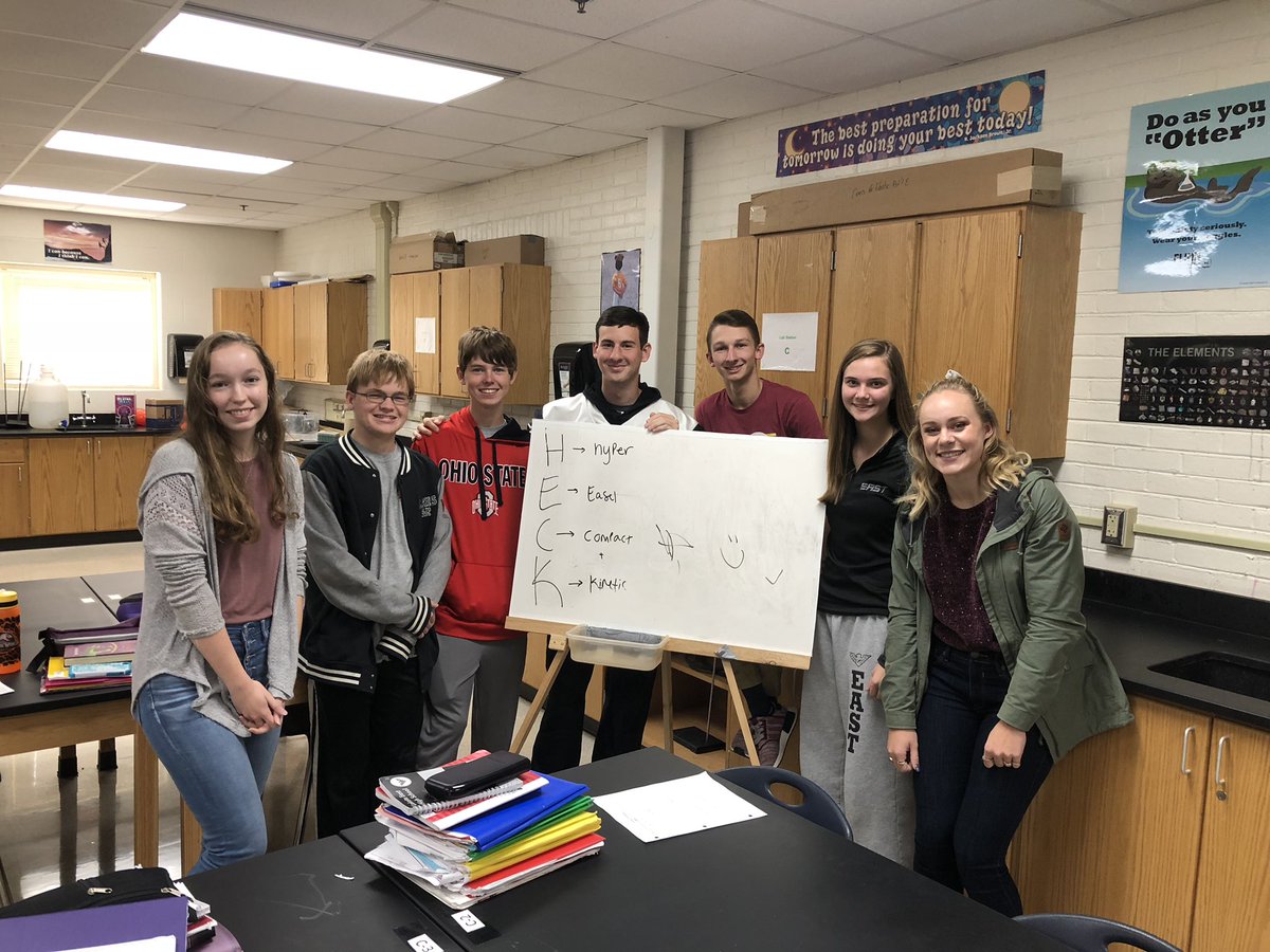 DocSevs's tweet photo. Here are the design and marketing teams gathered around their easel prototypes. Thank you @Dave_Honhart for working with us! #theEASTway #WEareLakota #APPhyics https://t.co/jUT4CD4UaX