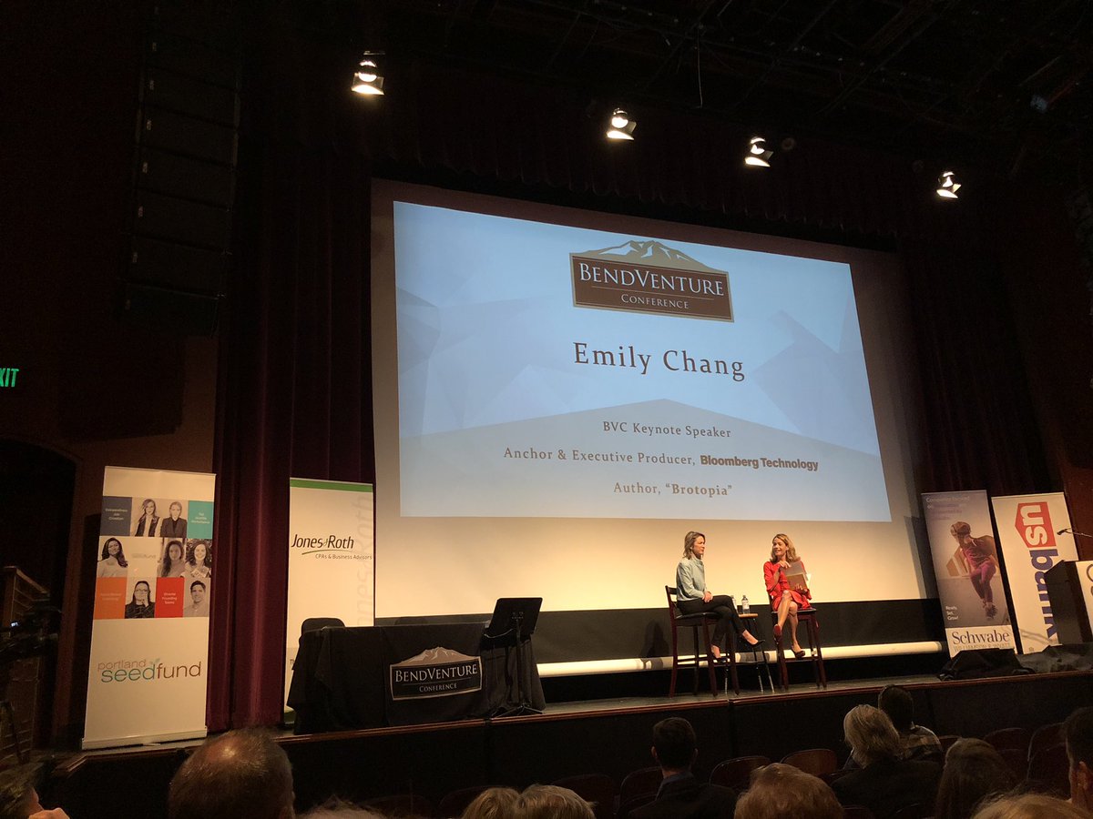 NitinrRai's tweet photo. Emily Chang of @BloombergTV key note #bvc2018 author of Brotopia https://t.co/KPebE0Nw2b
