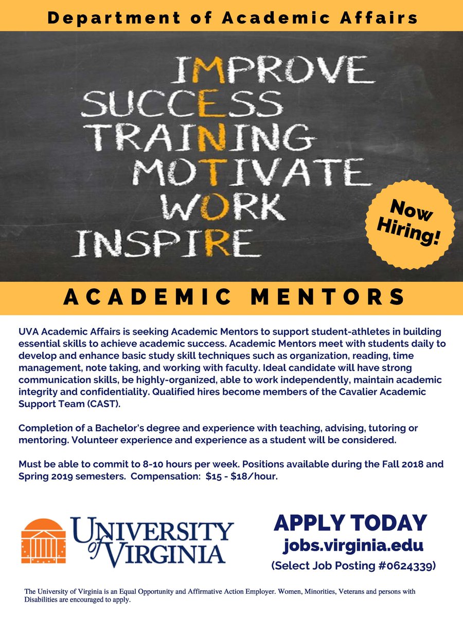 UVA Jobs (@uvajobs) on Twitter photo 