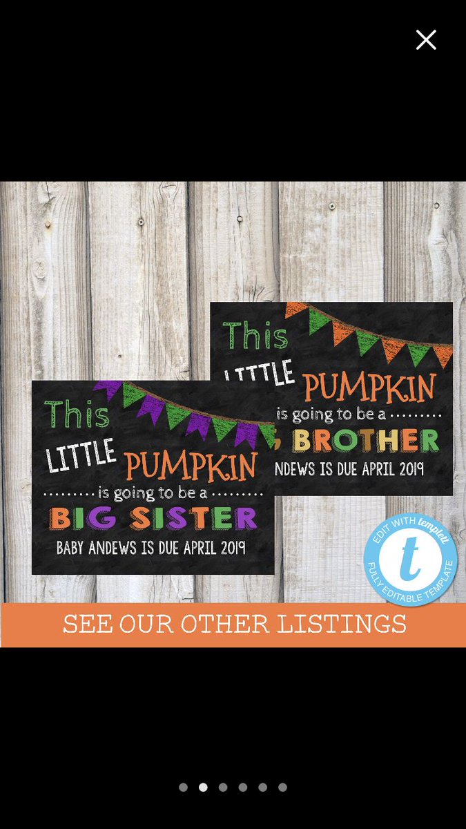 RadFamilyDesign's tweet image. Pumpkin Baby Announcement 🎃
#bigbrother #bigsister #radfamilydesigns #etsyshop #chalkboardposter

buff.ly/2NPlAnP