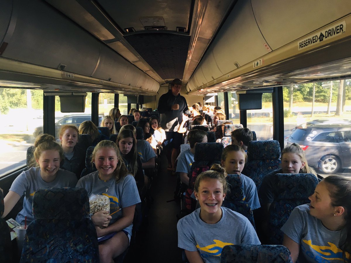 CGBD_SwimTeam's tweet photo. HPSC Swim For A Cure meet bound! Bus loaded with swimmers, coaches and snacks! Swim Fast and have Fun! #CGBDStrong #TeamTravel #SwimForACure https://t.co/QroJaYGwjo