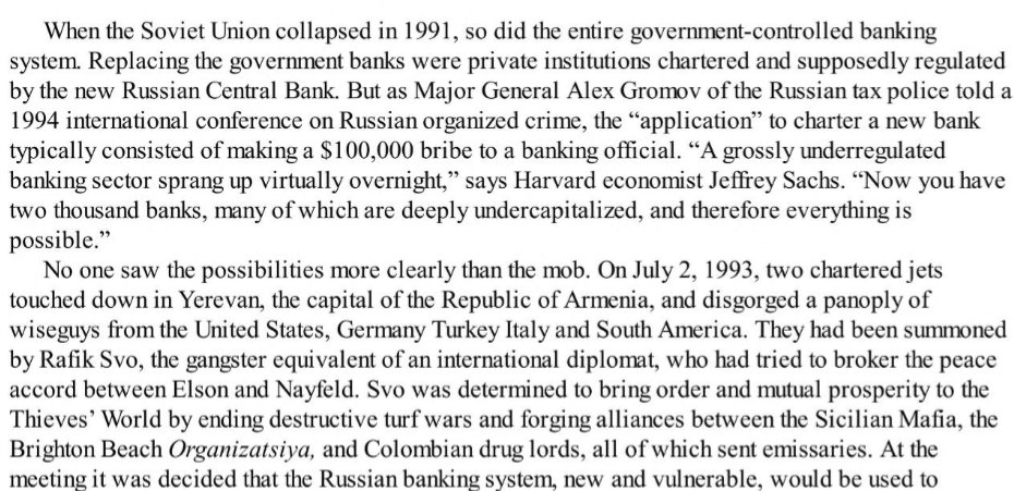 The Money PlaneFocuses on the intricate schemes the Russian use to launder their illicit funds and how often many US institutions look the other way.