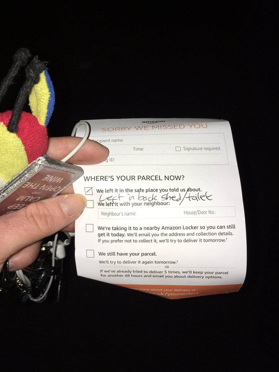 EmmaTollefsen's tweet image. @AmazonUK What the f**k is this? I’ve looked up and done the street at 11pm at night and I cannot find my parcel!? What is it I am paying you for??? Customer service number please! #help #whereismyparcel #customerservicefail #annoyed
