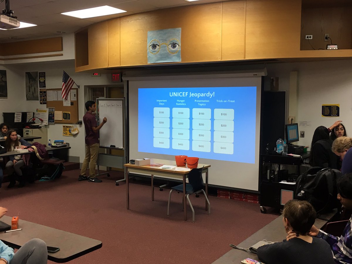 nvhsunicef's tweet photo. Great Jeopardy game today for the members to get to know each other better! https://t.co/lv61J1SCCI
