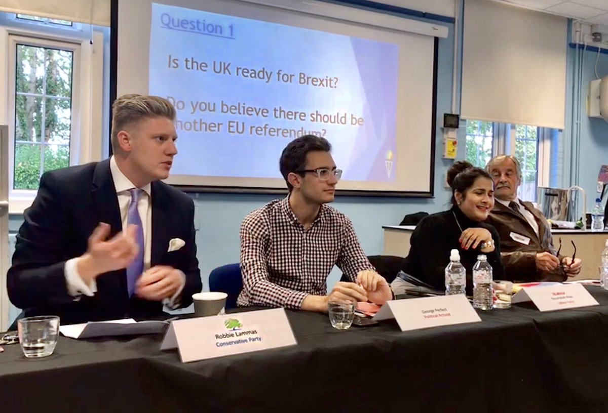 TheRobertNapier's tweet photo. A fantastic final finish to our first half term of the year @TheRobertNapier - with our annual Question Time. https://t.co/FhyX4tBRme