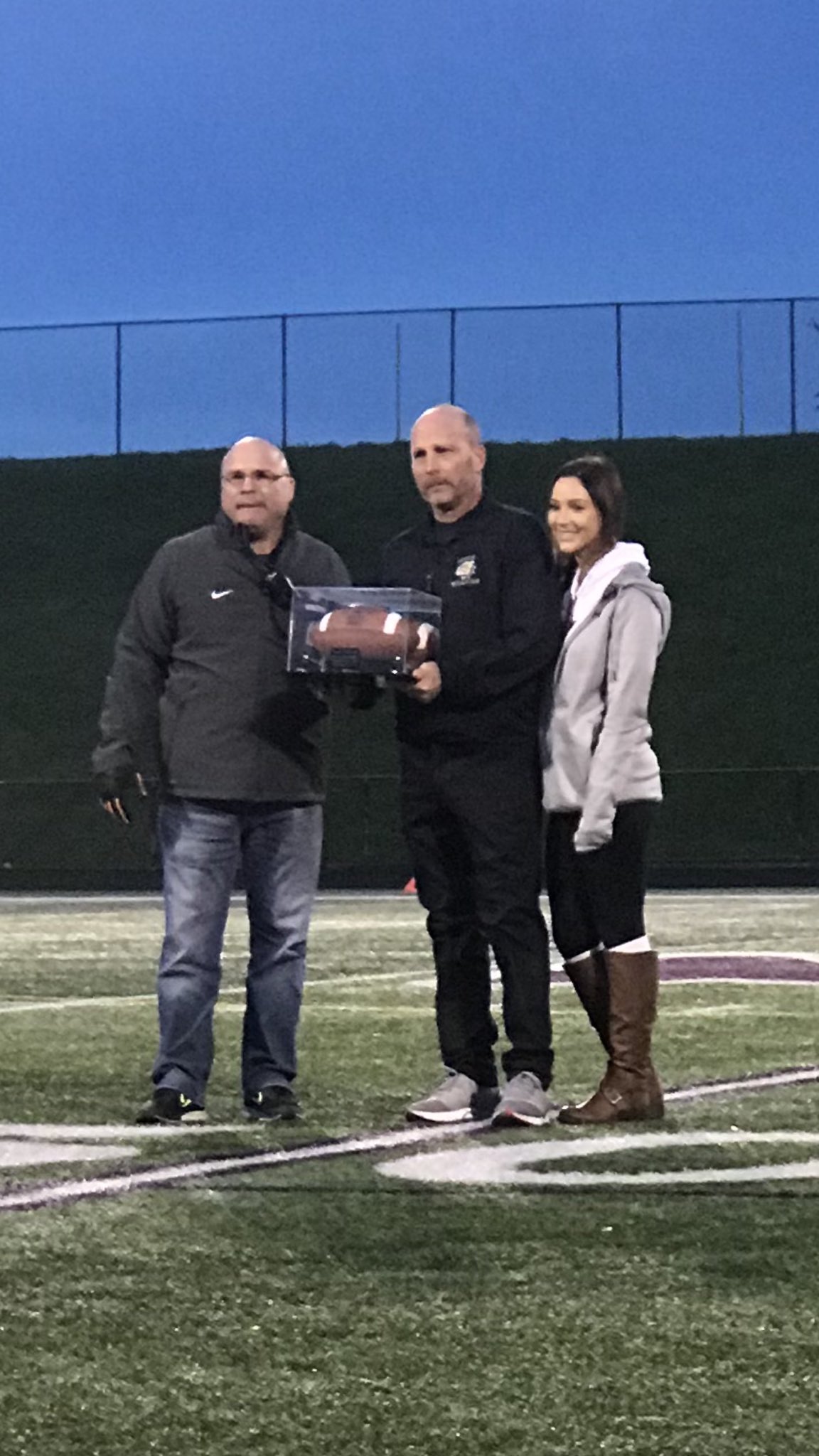 Stow Football on Twitter "CoachTPhillips accepting his game ball (vs
