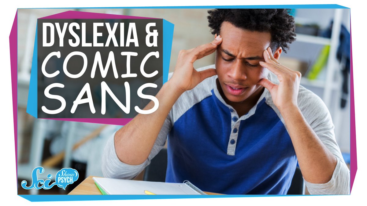 SciShow's tweet photo. What if Comic Sans... isn't the worst? https://t.co/ulPIa14T4O https://t.co/OAz8psRsiY