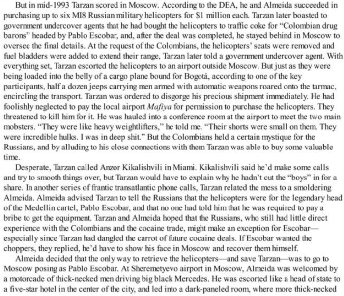 TarzanLudwig Fainberg was looking to make a name for himself, after he failed in Brighton Beach he traveled to South Florida where he became a big player in the Russian Mob there working with the Colombians in their drug trafficking trade.