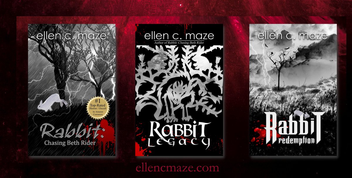 BecaLewis's tweet image. Presenting RABBIT: CHASING BETH RIDER by authorellenmaze - "Changed my mind about reading...it's like a movie in my head!"  (Amazon Reader MHersh) geni.us/Jje6Dkd #vampireseries #Vampire (via author.team)