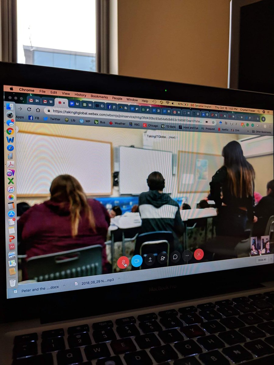 SpeakGwichin's tweet photo. Crystal Fraser @cgfraser and I are doing a #SpeakGwichinToMe
presentation at the LiT Youth Conference happening this week in our hometown of Inuvik, Northwest Territories through video conferencing 😁❤️
#Gwichin #ILoveMyLanguage #IndigenousLanguages #LanguageRevitalization https://t.co/Iy0gJBOZL9