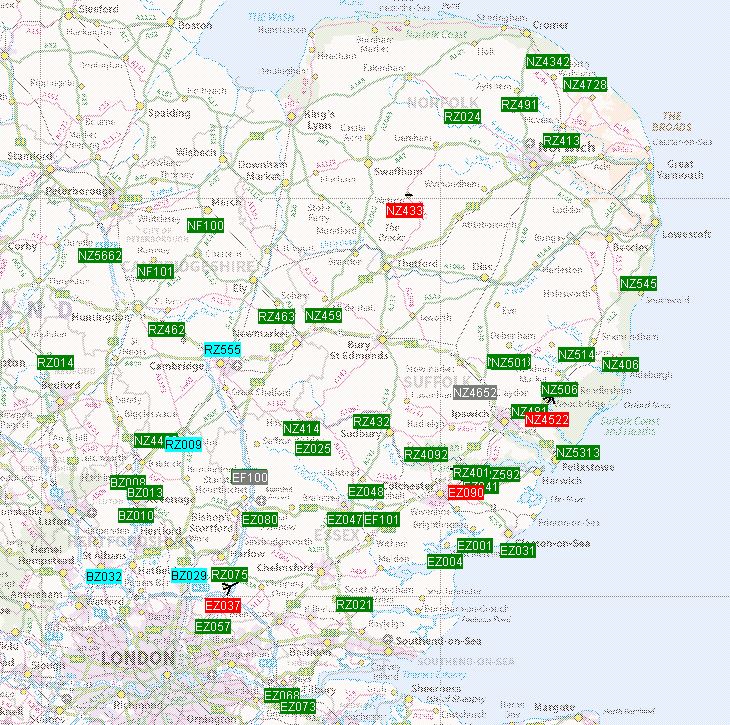 Gary_BASICS's tweet photo. Heading into our on call weekend and as always expecting a busy Friday night. Thank you to all our volunteer community responders available on our map already this evening! #WeAreEEAST @EastEnglandAmb https://t.co/lsZqicLYVN