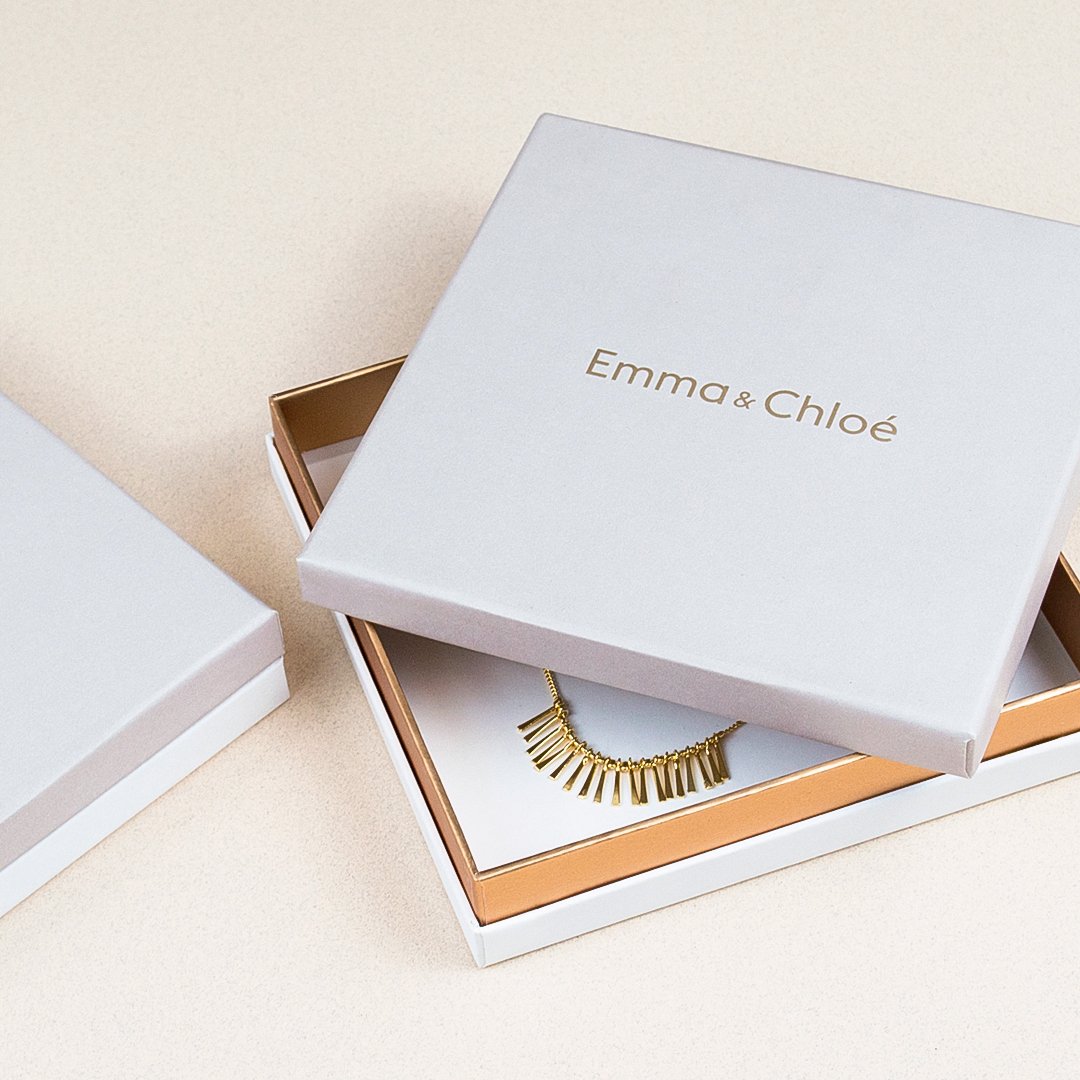 Pack2PackDesign's tweet photo. Shiny, elegant jewelry and packaging make our day. Thanks for all that you do Emma &amp; Chloe ✨🌟

#Packaging #CustomPackaging #PackagingDesign #PackageDesign #CreativePackagingSolutions #BrandingDesign #Branding #PackagingIdeas #PackagingInspiration https://t.co/7I4g3KADIr