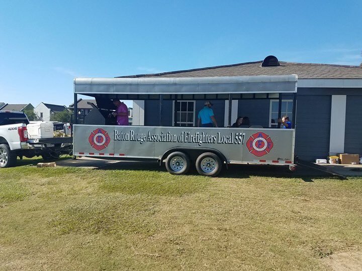CopperMillGC's tweet photo. Welcome Baton Rouge Firefighters and their supporters! https://t.co/Zf37MZpRVn