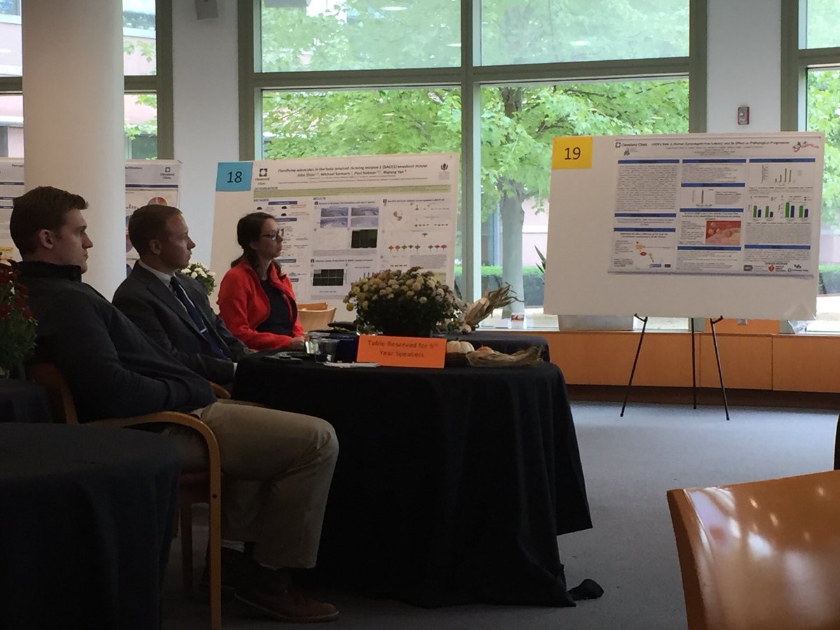 JustinLathia's tweet image. Forgot to take an action shot, but @TylerAlban1 is now seated after giving a stellar talk at our @CCLRI PhD student showcase! #GBM #MSDCs