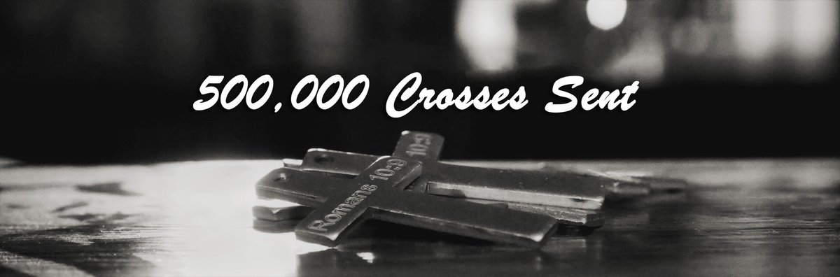 CrossAmericaInc's tweet photo. @CrossAmericaInc has sent out 500,000 crosses! A HUGE thanks to all our volunteers who have helped reach 1/2 a million homes with the Gospel! This would not be possible without people who are dedicated and give their time volunteering!  Thank you! https://t.co/p38suKLMk0