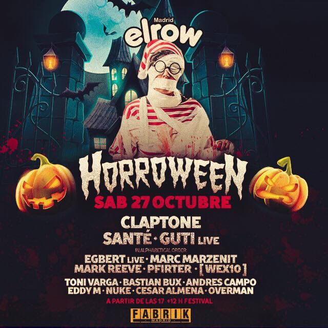fabrikdiscoteca's tweet image. “RT” &amp;amp; ven #gratis a #elrow Halloween 🎃 celebramos la edición Horroween el 27 de octubre en nuestra sala !! #sorteo