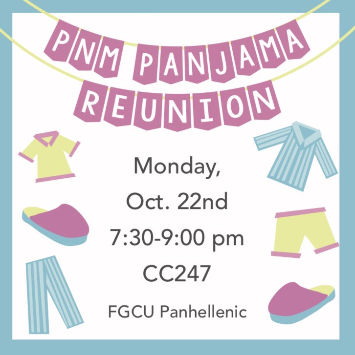 FGCU Panhellenic tweet media