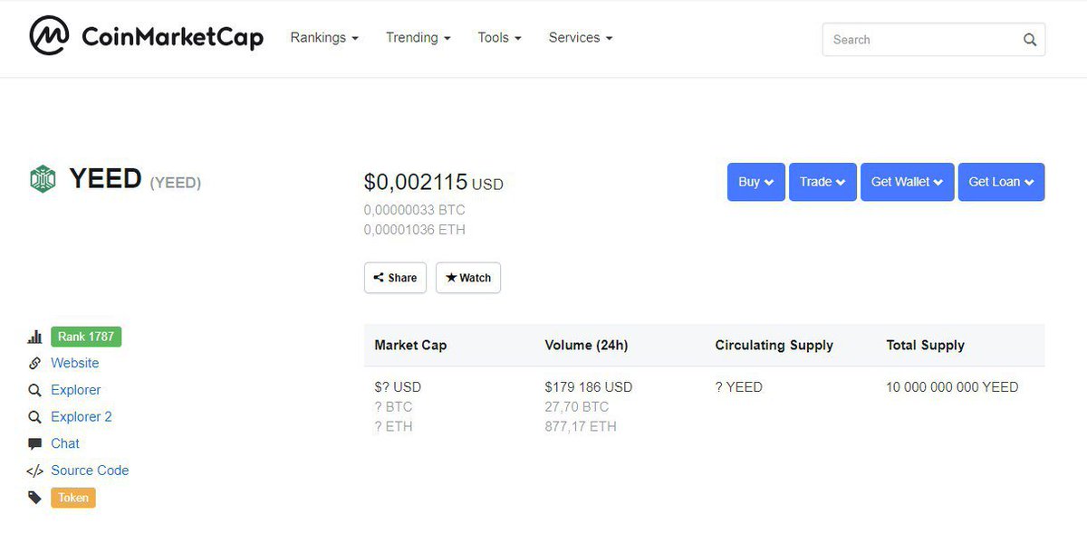 hypernum_team's tweet photo. Yggdrash @YggdrashNews (YEED https://t.co/HdY1yhoOGP) added on CoinMarketCap @CoinMarketCap 

Source: https://t.co/xS1b6aJwAc

#coinmarketcap https://t.co/nMfovJvBPy