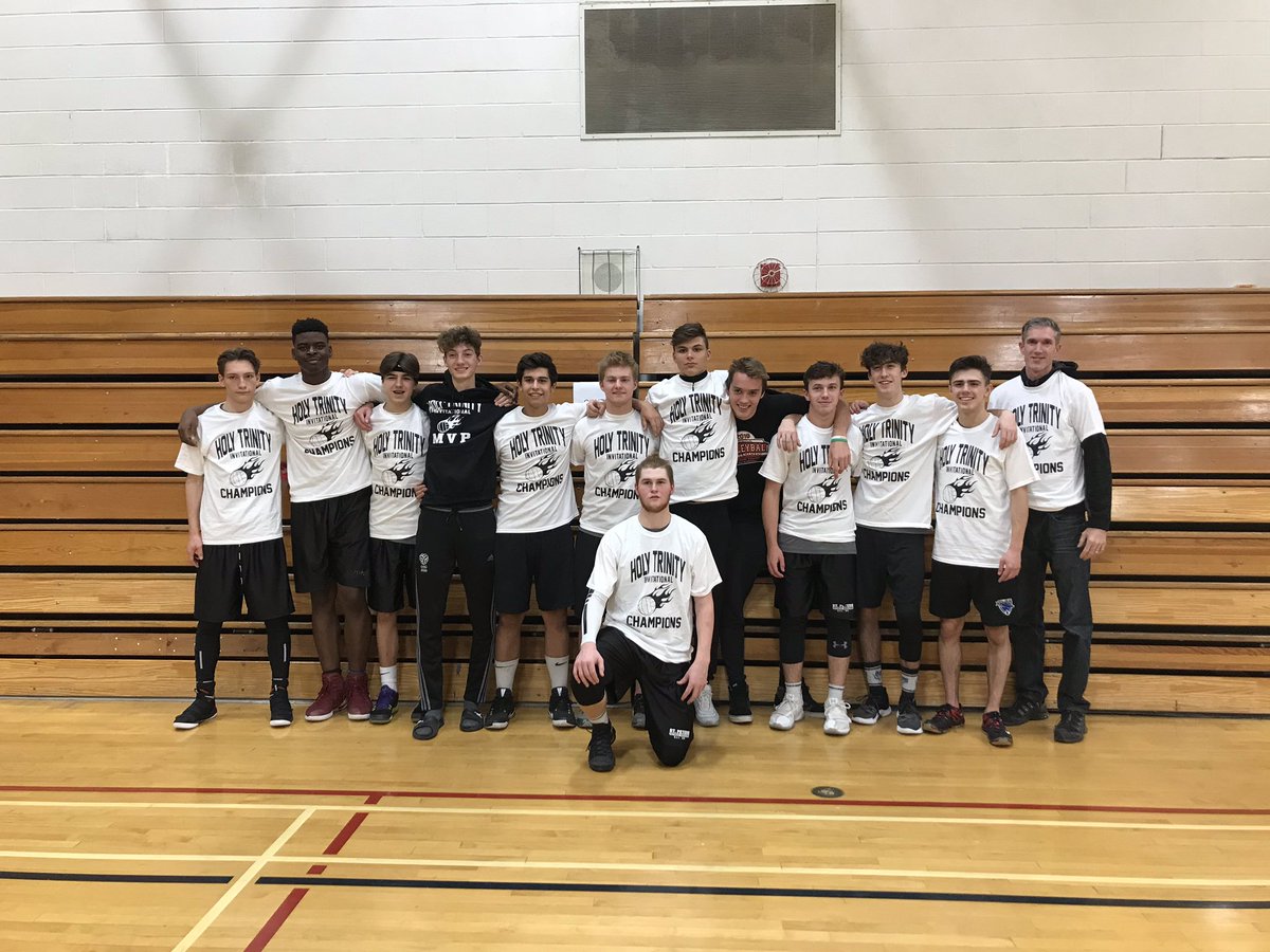 StPetersVball's tweet image. The boys defeated OSS in the Finals and win The Holy Trinity Championship once again! MVP goes to Dean Battaglia! Great tourney boys! #breadtime