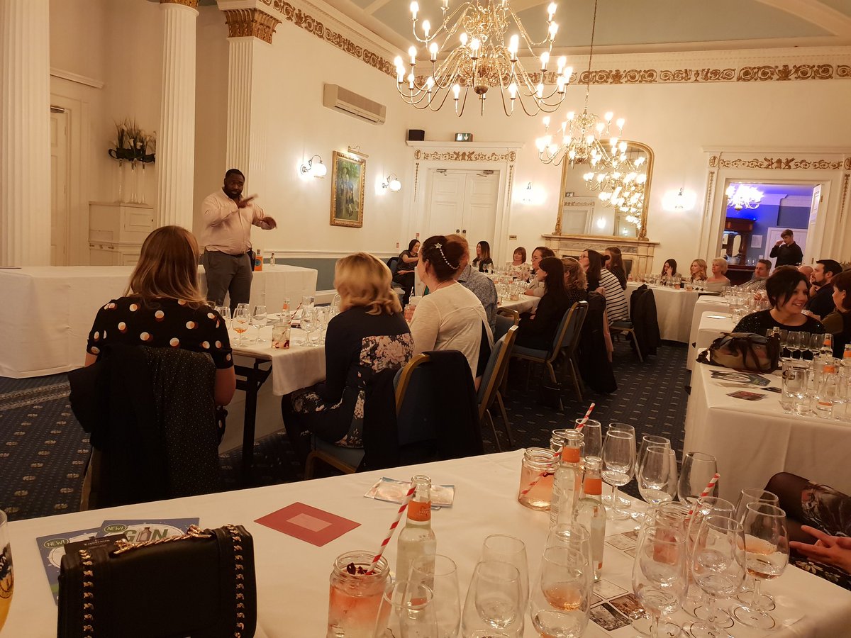 Our fundraising Gin Masterclass is underway! #gin #Lichfield #LadiesCircle