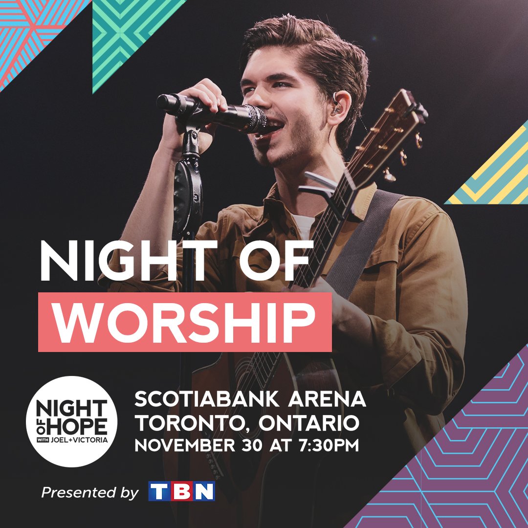 Joel Osteen on Twitter: "Join us in Toronto for a Night of Hope, Friday