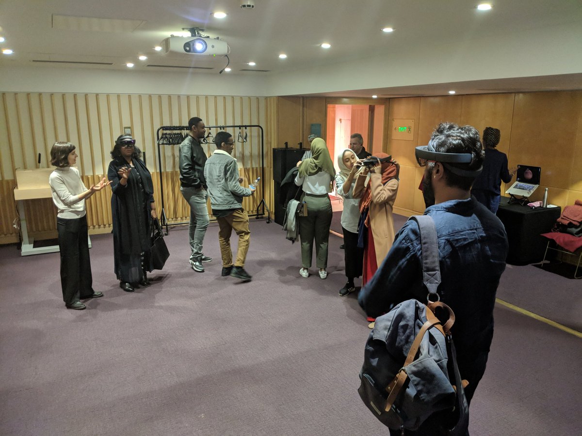 mnemoscene_io's tweet image. Premiering #nomadproject at the @britishlibrary for the @SomaliWeekFest launch with @AbiraHussein #mixedreality #hat