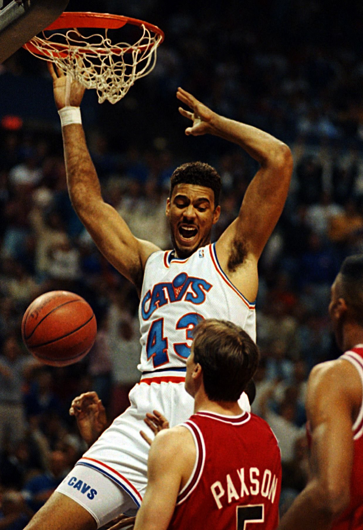 Happy Birthday to Brad Daugherty, in some of the best Cavs unis   