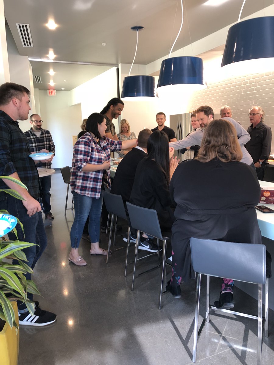 _Trinitypda's tweet photo. The café was full at Trinity today as we held our annual Chili Cook-off and Apple Bake-off. Those spoon trophies were well-deserved by our winners! https://t.co/8MvpNEcOaF