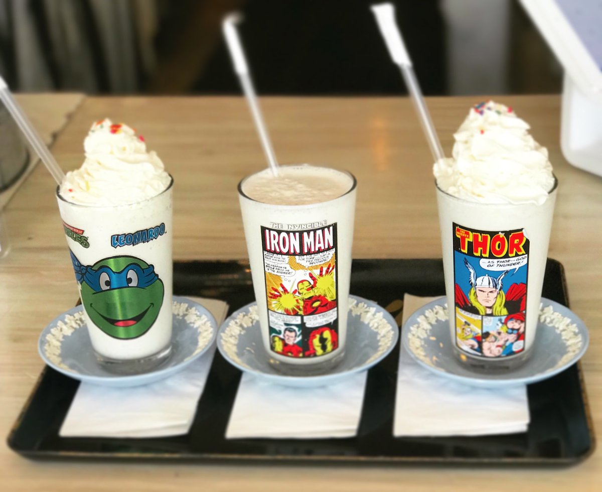 These milkshakes are saving the day! We got your favorite flavors. Tag a #hero and meet us at Cream Parlor 😍 🍦
•
#happy #friday #delicious #dessert #icecream #love #sweet
