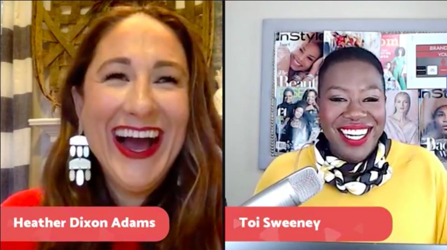 WAY too much fun w/ Toi Sweeney on #WellDressedBrandTV. We covered it all: #redlipstick, “A Star is Born,” negotiating my first network package deal, leading with kindness, being laid off and pouring into the women that come behind you. bit.ly/2yslnlB 
@choicepublicity