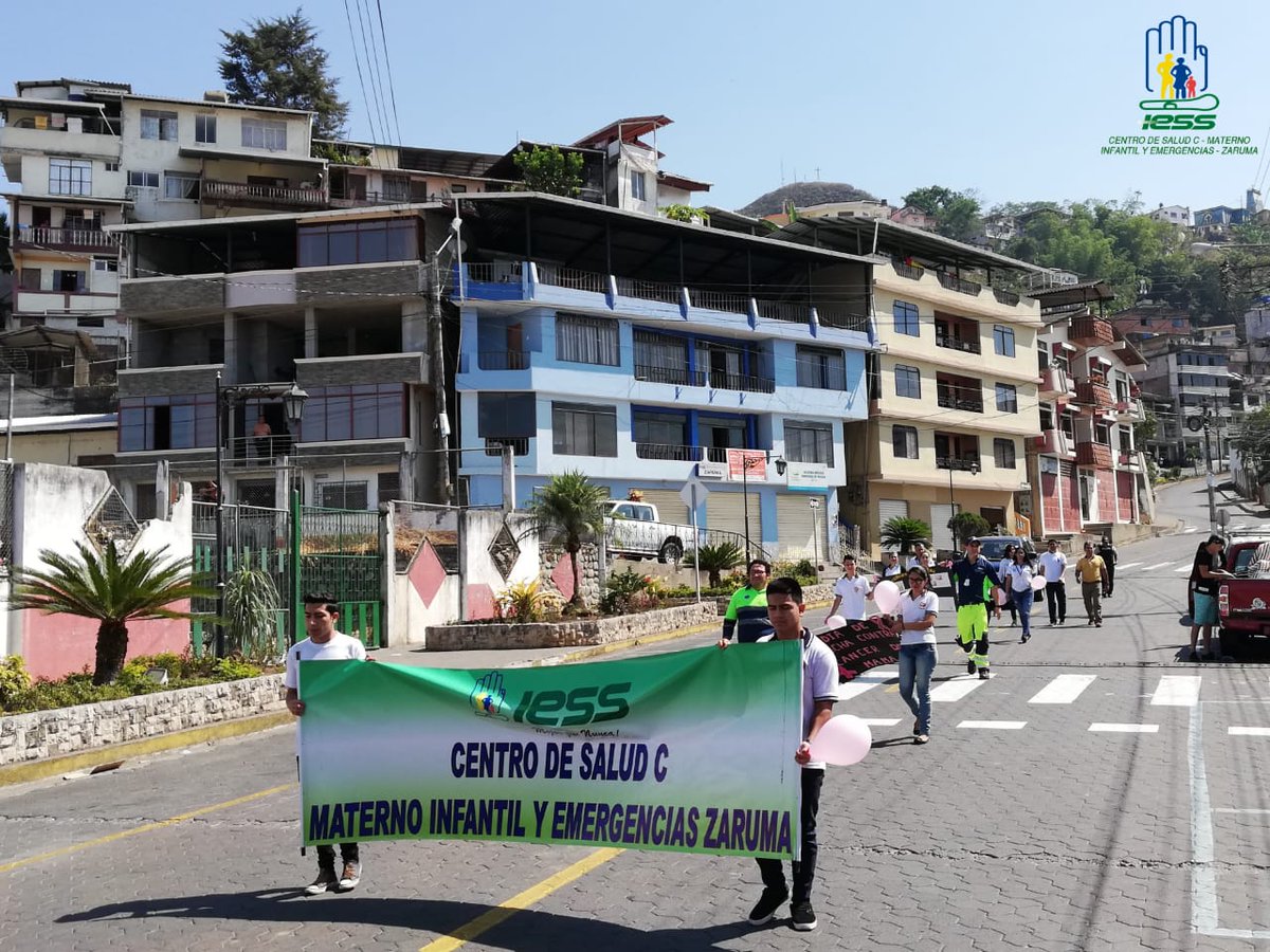 ArauzVice's tweet photo. Marcha y Casa Abierta por el día Mundial de lucha contra el Cáncer de Mama - Centro de Salud C Materno Infantil y Emergencias Zaruma #IESSZaruma
#UnLazoQueNosUne https://t.co/OhJa4TLTTw