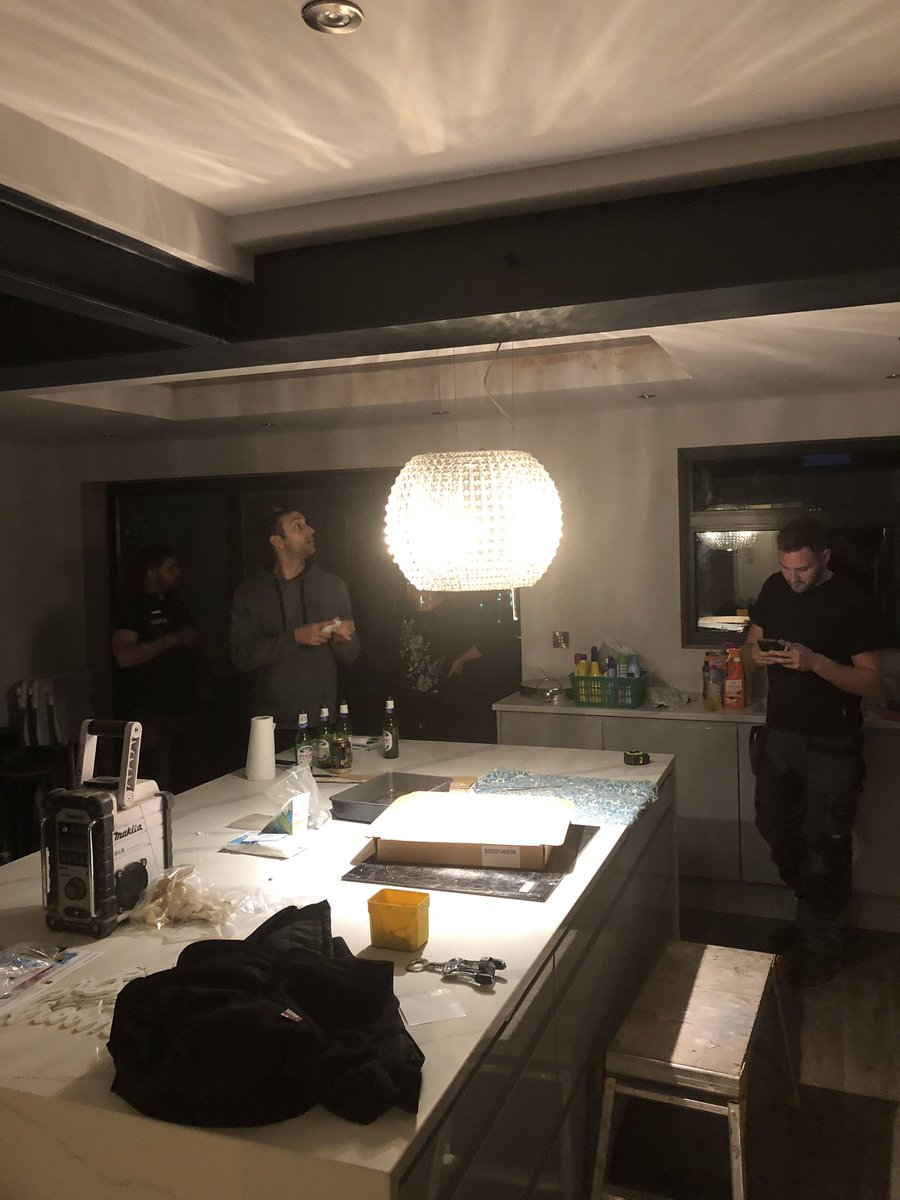 Kitchen extractor fan we installed. #lighting #extractor #kitchen #electrician