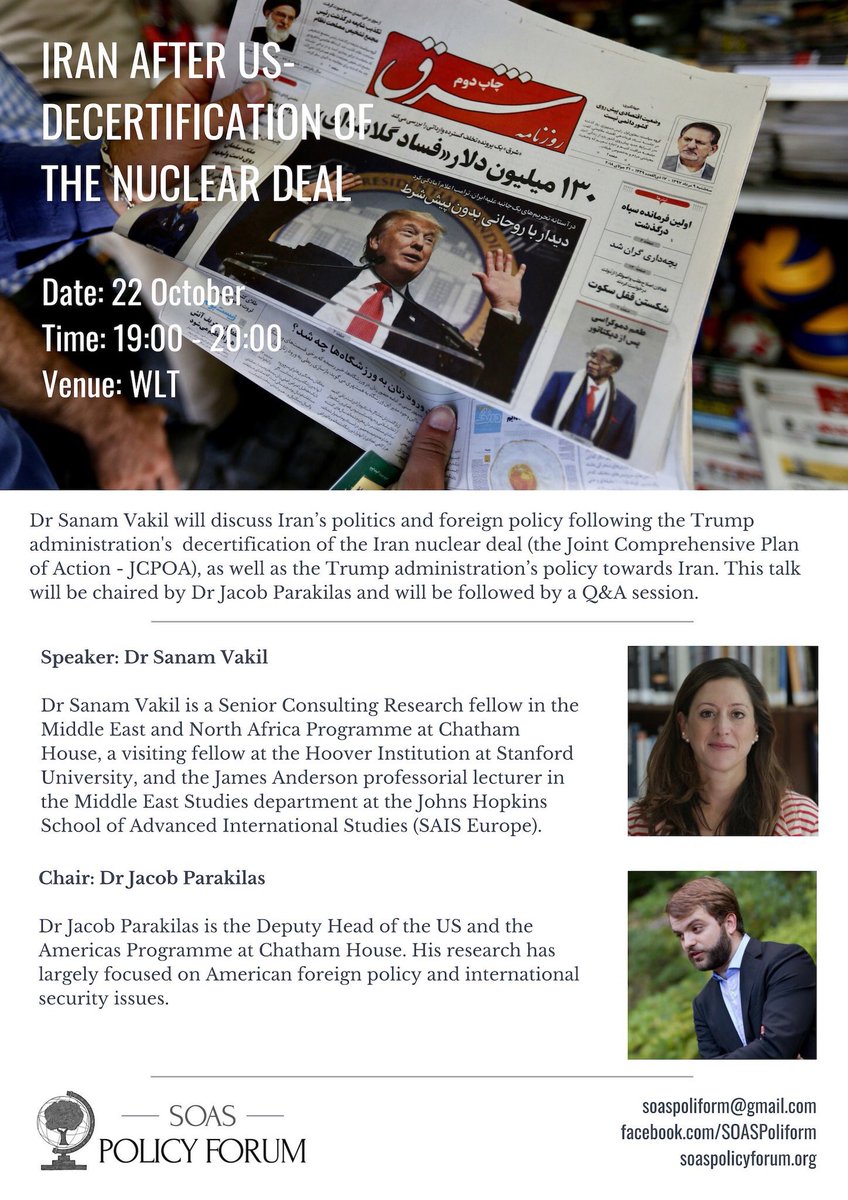 SOAS Policy Forum tweet media