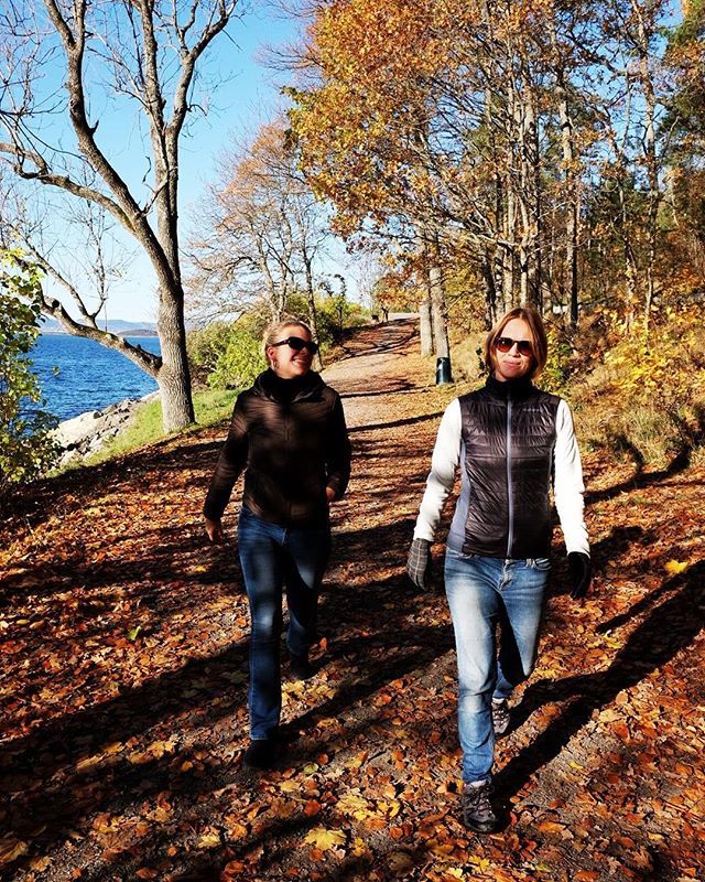 henrikkerynning's tweet photo. Autumn walk 🍁🍂☀️ #colors #autumnsun #smile #practicebreak #afternoonwalk #oslo #beautifulnorway #visitoslo #lifeontheroad #musicianlife #colleagues #friendship #happy #oslobilder #inspiration #nature https://t.co/QuQ5rZI8yE https://t.co/lQTwqbQ0sE