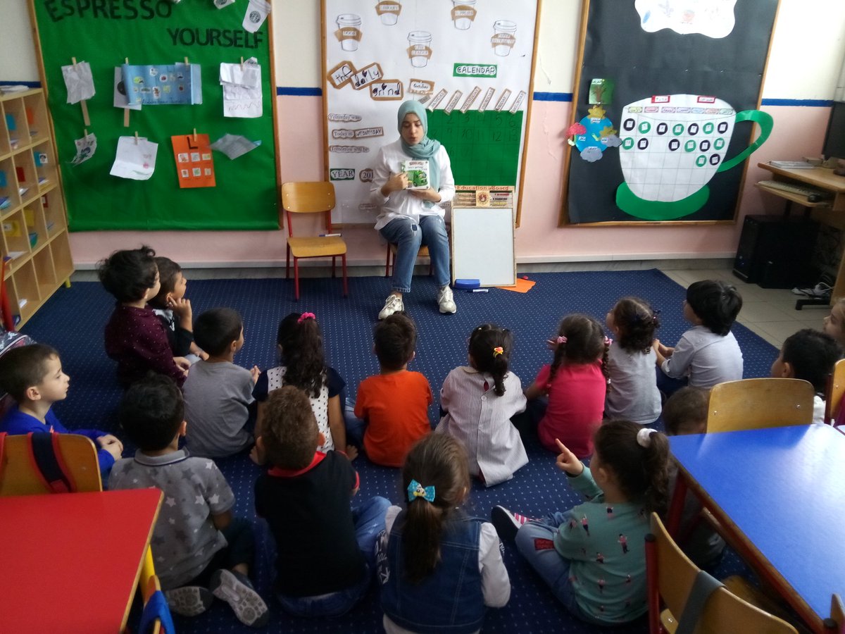 The universe is not made of atoms. It's made of TINY STORIES 📚
#STORYTIME  #KGIIB
@DawhaHighSchool <a href="/FThaalby/">Feda Thaalby</a> <a href="/AngleAnge/">Malak Kouteich 🕊</a>