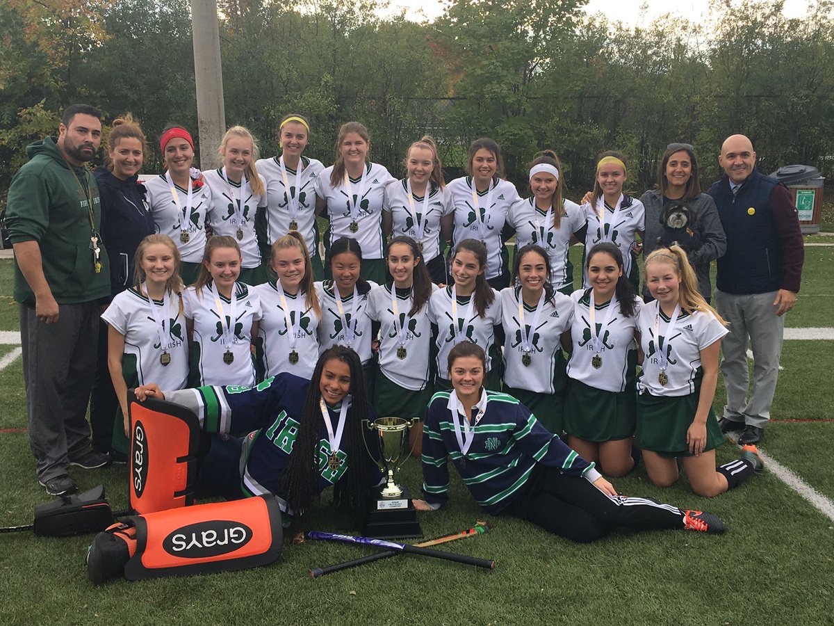 HCDSBHCAA's tweet photo. Congratulations to @NotreDameHCDSB for winning the 2018 @HCAA2017 Senior Girls Field Hockey Championship 4-0 over a very good @RedingRoyals team. #HCAAYear2 https://t.co/i3s3IYCgRo