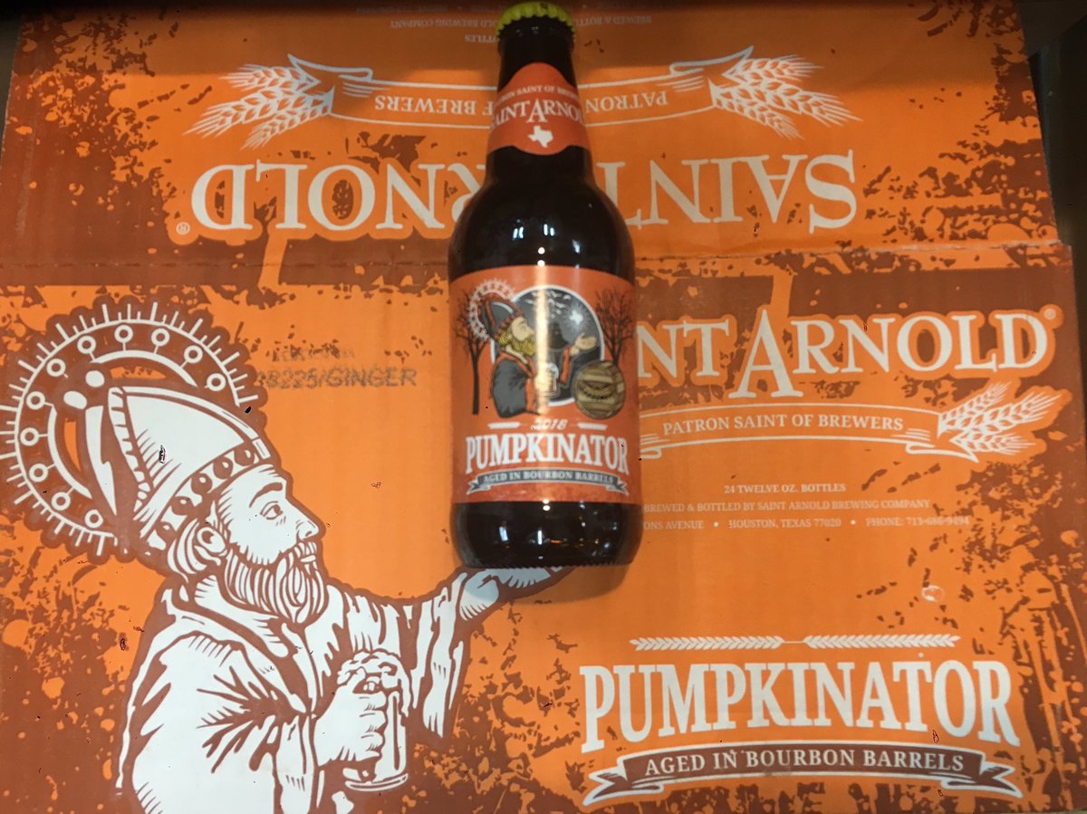 BreadbasketD's tweet photo. Just arrived pumpkinator this is what we got: @SaintArnoldATX @CraftBeerATX @SaintArnold @ATXBeerReleases @CraftBeerMngls  #craftbeer #pumpkinator https://t.co/ECMKruJTHd