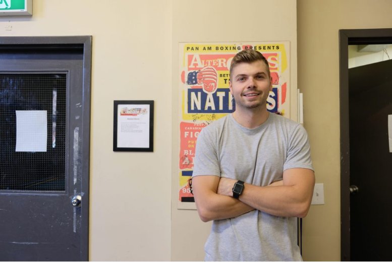 PanAmPlace's tweet image. Check out what #PAP staff, Zac and Aaron, had to say about #IronRide2018 and #PAP2 in this @RRCProjector article by @liliyamariaa #Winnipeg theprojector.ca/cycling-for-sh…