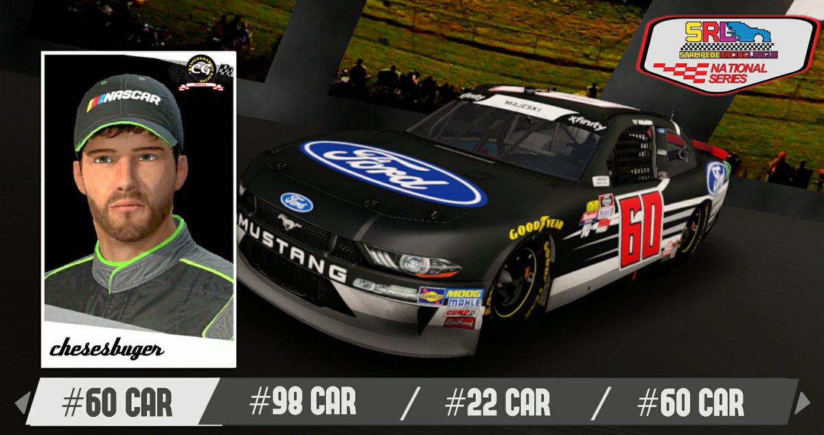 CGRacingTEAM's tweet photo. Here's the #CGRacing line-up for the #SRNS race at Dover!
22 CoLe315
60 chesesbuger
98 ChainedGraboid
#NASCARHeat3 https://t.co/Ol8rw0DobK