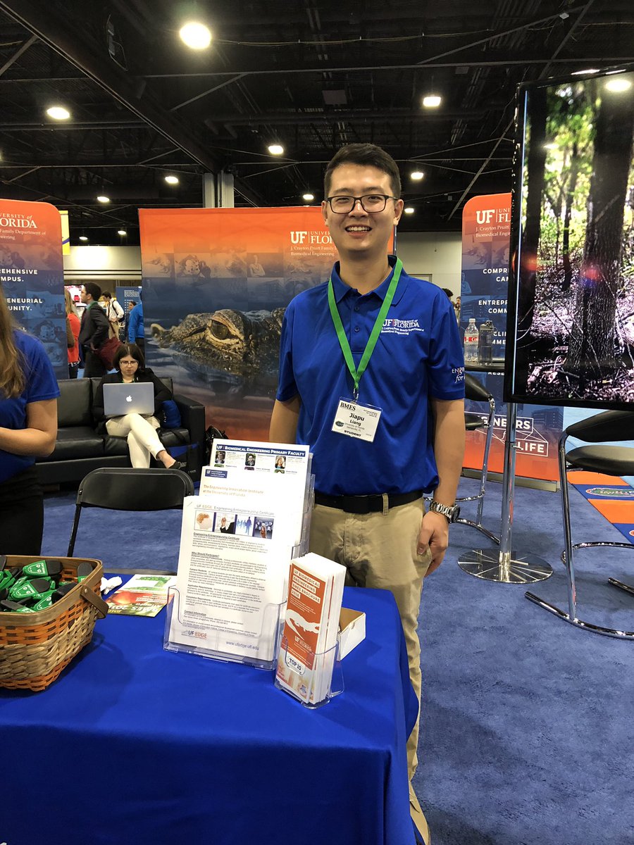 JiapuLiang's tweet photo. Jiapu is at booth 709 at #BME2018 to answer any of your questions about @UFBME ! https://t.co/Haz2cgUOmi
