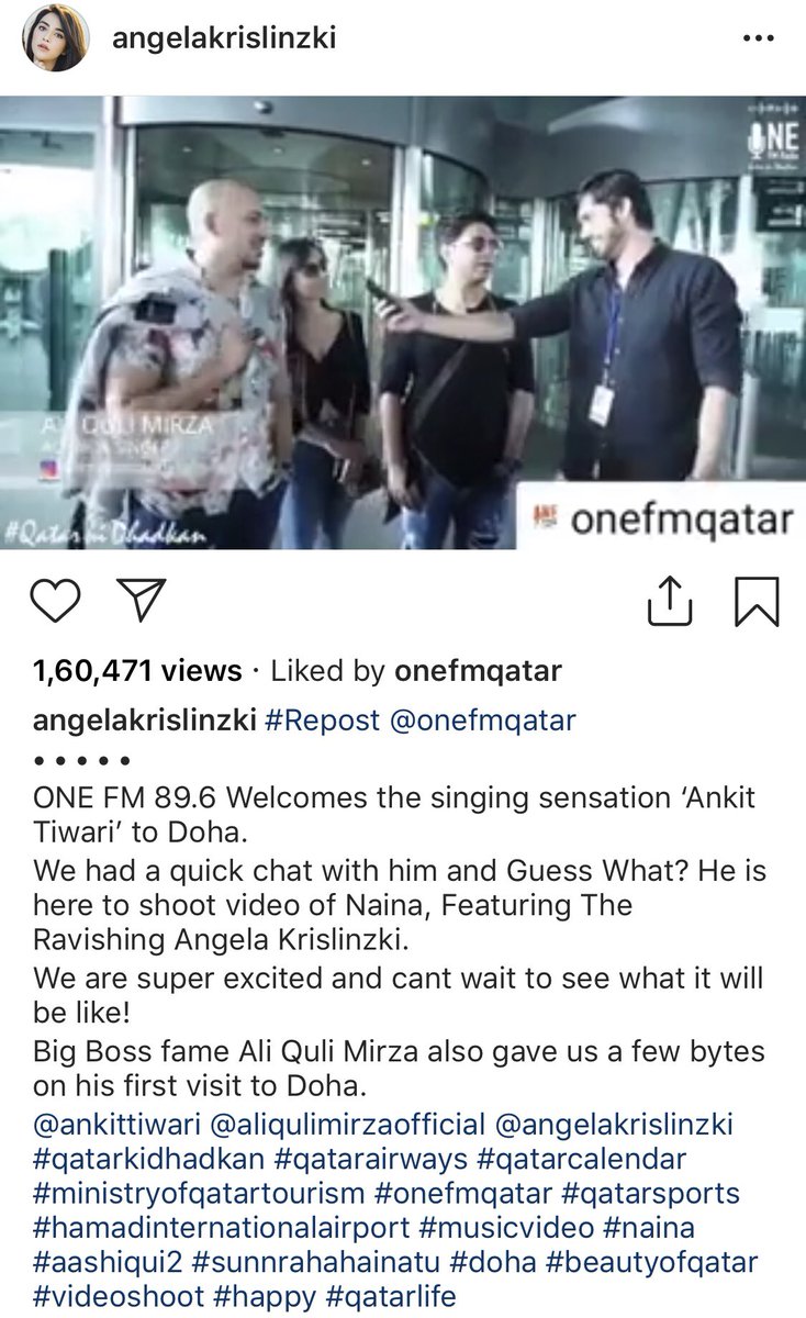ONEFMQatar's tweet photo. #repostedby @angelakrislinzk @AnkitTiwariFC @AliQuliMirzaAQM https://t.co/IosGFuIhlK