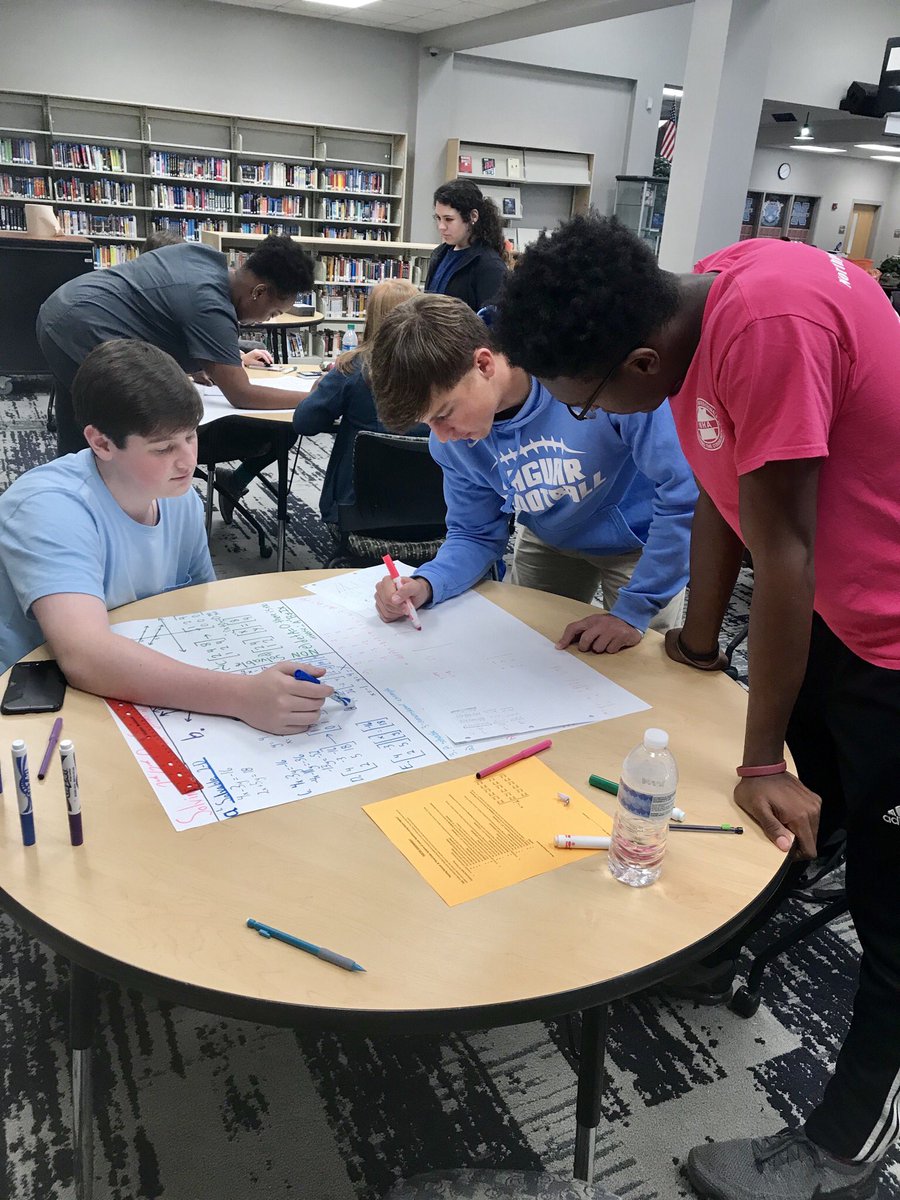Ssmith2_MthDr's tweet photo. Solving #MatrixEquations in #AnalyticalMath! Solving Systems of Linear Equations using Matrix Algebra @NHS_theRidge! "A matrix equation, AX=B, can be solved iff det[A] ≠ 0." #TCSLearns #LinearAlgebra https://t.co/uwjAzm6X7O