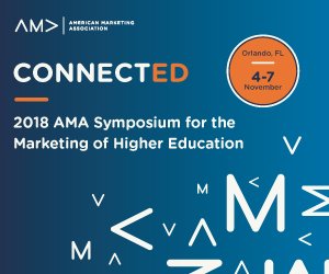 Higher Ed marketers!  Still time to head to Orlando for intel and inspiration.  Save $100 with Discount Code HE19100.  Hope to see you there.